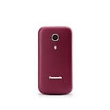 Panasonic KX-TU400EXR Telefono Cellulare ad Utilizzo Facilitato, Pulsanti Grandi Retroilluminati, Ampio Display da 2,4", Batteria a Lunga Durata, Tasto per Chiamata Prioritaria con Vivavoce, Bordeaux