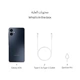 Samsung Galaxy A06 4G LTE Versione Globale SM-A065F/DS, NO NFC, Display 6,7", Doppia SIM 50MP Doppia Fotocamera Nero (Black), 64GB