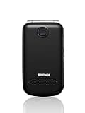 BRONDI Amico Supervoice, Telefono cellulare GSM per anziani con tasti grandi, tasto SOS e funzione controllo remoto, dual SIM, volume alto ed amplificato, Nero