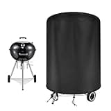 Raweao Copertura BBQ per Weber 57cm, Telo 47cm, Oxford 500D Impermeabile Antivento Custodia(Φ71x68cm)