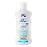 Chicco Baby Moments Set con Bagno Corpo da 200 Ml, Shampo Senza Lacrime da 200 ml, Pasta Lenitiva da 100 Ml, Idea Regalo, 0 Mesi +