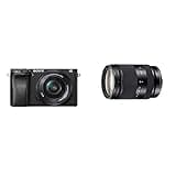 Sony SEL-18200LE Obiettivo con Zoom 18-200 mm F3.5-6.3, Stabilizzatore Ottico, Mirrorless APS-C, Attacco E, SEL18200LE, Nero