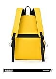 QDLTGBD Zaino Zaini Casuali, per Laptop Aziendali E Studenti Universitari -Giallo