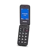 Panasonic KX-TU400EXR Telefono Cellulare ad Utilizzo Facilitato, Pulsanti Grandi Retroilluminati, Ampio Display da 2,4", Batteria a Lunga Durata, Tasto per Chiamata Prioritaria con Vivavoce, Bordeaux