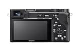 Sony Alpha 6100 Kit Fotocamera Digitale Mirrorless con Obiettivo Intercambiabile SELP 16-50mm, Sensore APS-C, Video 4K, Real Time Eye AF, Real Time Tracking, ILCE6100AB + SELP16502B, Nero