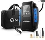 Compressore Portatile per Auto Aria Compressa Pompa Elettrica 150PSI Pressione Gonfiatore Digitale con Luce LED per Gonfiare Le Gomme delle Moto e delle Auto, Palloni, Canotti ECC (Style 1)