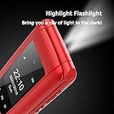 uleway GSM Telefono Cellulare per Anziani,Tasti Grandi,Volume alto,Funzione SOS, Dual HD IPS Display 2.4+1.7