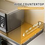 GAOXIAO Mensola sopra Microonde Salvaspazio, Supporto per Microonde, Ripiano da Parete, Versatile Organizer per Forno a Microonde, Ripiano Cucina Organizzatore Ripiani(Size:80cm,Color:White)