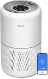 LEVOIT Smart Purificatore d'Aria per Allergie e PM2.5, Filtro HEPA, Guarda Qualità dell'Aria, Contro 99,97% dei Acari Polveri Pollini Odori Muffe, CADR 240m³/h, 50m², 22dB Modalità di Sonno&Auto