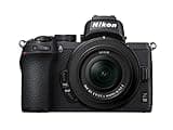 Nikon Z50 + Z DX 16-50 VR + Lexar SD 64 GB Fotocamera Mirrorless, CMOS DX da 20.9 MP, Sistema Hybrid-AF, Mirino Elettronico (EVF), LCD 3.2" Touch, Video 4K, Nero. [Nital Card: 4 Anni di Garanzia]