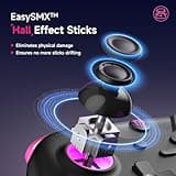 EasySMX X05 Wireless Controller PC con RGB Luce- Joystick/Trigger Hall- Batteria Ricaricabile da 750mAh- Vibrazione- Turbo per PC/Switch/Mobile- Joystick Compatible con Black Myth: Wukong- Nero