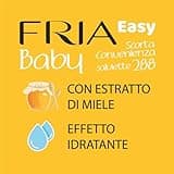 Fria Easy Baby Salviette per Cambio Pannolino, con Aloe Vera ed Estratto di Miele ad Effetto Idratante sulla Pelle, Dermatologicamente Testate, Confezione da 288 Salviette