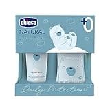 CHICCO Set Cosmetico Natural Sensation con Bagno Shampoo Senza Lacrime 200 ml e Pasta Lenitiva 100 ml per bambini, Set Cambio, Idea regalo