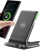 Caricatore Wireless, INIU 15W Certificato Qi Ricarica Rapida Wireless Phone Charger Holder Wireless Luce adattiv Supporto Telefono per iPhone 16 15 14 13 12 11 Pro Max Samsung Galaxy Google Pixel