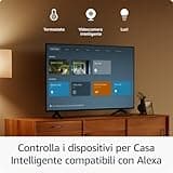Amazon Fire TV Stick HD (Ultimo modello), TV gratuita e in diretta, telecomando vocale Alexa, controlli per Casa Intelligente, streaming HD
