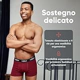 FM London Pacchetto da 4/8 Mutande Uomo, Boxer Uomo Cotone, Aderenti e Confortevoli per l'Uso Quotidiano, Colori scuri assortiti (8 pezzi), M