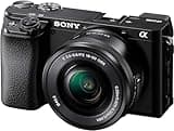 Sony Alpha 6100L - Kit Fotocamera Digitale Mirrorless con Obiettivo Intercambiabile SELP 16-50mm, Sensore APS-C, Video 4K, Real Time Eye AF, Real Time Tracking, ILCE6100B + SELP1650, Nero