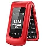 uleway GSM Telefono Cellulare per Anziani,Tasti Grandi,Volume alto,Funzione SOS, Dual HD IPS Display 2.4+1.7