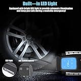 Compressore Portatile per Auto Aria Compressa Pompa Elettrica 150PSI Pressione Gonfiatore Digitale con Luce LED per Gonfiare Le Gomme delle Moto e delle Auto, Palloni, Canotti ECC (Style 1)