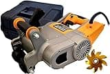 Scanalatrice Scanalatore Tracciatrice Macchina da Taglio Elettrica Professionale Motore 1100W da 1600 Giri/Min con Fresa da 25mm ideale per Muri Pareti in Cemento fornita in Comoda Valigetta per il Trasporto -- (Cod. 5835)