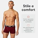 FM London Pacchetto da 4/8 Mutande Uomo, Boxer Uomo Cotone, Aderenti e Confortevoli per l'Uso Quotidiano, Colori scuri assortiti (8 pezzi), M