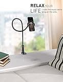 TRYONE Porta Cellulare, Supporto Cellulare Letto - Collo Oca Supporto Regolabile per iPhone, Telefono, Samsung, Huawei, Switch, Google Pixel e Smartphone, Lunghezza Complessiva 90cm/35 Pollic