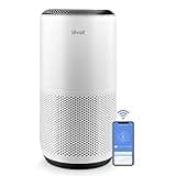 LEVOIT Purificatore d'Aria Smart con APP e ALEXA, Depuratore CADR 400m³/h fino a 83m², 24dB Silenziosa, Display PM2.5, Filtro HEPA, Elimina 99.97% di Allergi Polline Polvere Odori per Casa
