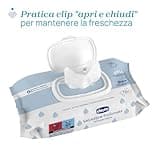 Chicco Salviette multiuso per neonati con placca senza alcool, profumate per pelli sensibili, confezione multipla da 864 salviette, 12 confezioni da 72 panni