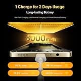 realme Note 70T Smartphone 4+256 GB, Batteria da 6.000 mAh, Ricarica rapida da 15 W con carica inversa da 6 W, 24 GB di RAM dinamica, Display con comfort visivo da 90 Hz, nero