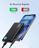 INIU Power Bank, 10000mAh Ultra Sottile & Leggero Ricarica Rapida Powerbank, Caricatore Portatile Porta per iPhone 16 15 14 13 12 Pro Max Mini Plus Samsung Huawei iPad Pro etc