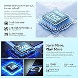 TECLAST P50 Tablet 11 Pollici 90Hz Tablets Android 15, 20GB RAM+128GB ROM(TF 5TB), Dual SIM 4G LTE+5GWiFi, 2GHz Octa-Core, Tablet con Penna+Custodia/7000mAh/GPS/Widevine L1/OTG/Type-C/3.5MM/Metal-2025
