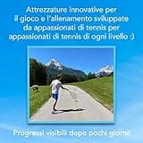 MOVEMATE Dispositivo di allenamento per Tennis/Padel con pallina Wilson® | Innovativo Dispositivo Sportivo per Il Tempo Libero per Giocare e allenarsi all'aperto, in Giardino