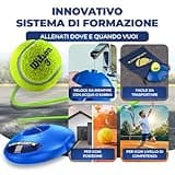 MOVEMATE Dispositivo di Allenamento per Tennis/Padel con Pallina Wilson® | Innovativo Dispositivo Sportivo per Il Tempo Libero per Giocare e Allenarsi all'aperto, in Giardino
