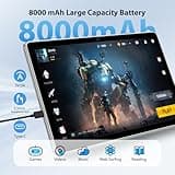WOREGOO 11 Pollici Android 15 Tablet, 5G WiFi, Tablet in Offerta Octa-Core, 36GB RAM+256GB ROM (1TB TF), Display 2000x1200 FHD, Widevine L1/8+13MP/8000mAh/GMS/GPS, con Tastiera+Mouse (Grigio)