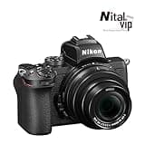 Nikon Z50 + Z DX 16-50 VR + Lexar SD 64 GB Fotocamera Mirrorless, CMOS DX da 20.9 MP, Sistema Hybrid-AF, Mirino Elettronico (EVF), LCD 3.2" Touch, Video 4K, Nero. [Nital Card: 4 Anni di Garanzia]
