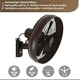 LUCCI AIR Breeze Ventilatore da parete con telecomando, Oil Rubbed Bronze