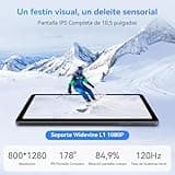TABWEE T80 Tablet 10 Pollici Android 15-12GB RAM + 64GB ROM + 2TB TF, Tablet PC Con Wifi 5G, Batteria 6000mAh, Doppia Fotocamera, 1280 * 800 HD, Gemini AI, Bluetooth 5.0, GPS, 2 Anni Garanzia