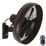 LUCCI AIR Breeze Ventilatore da parete con telecomando, Oil Rubbed Bronze