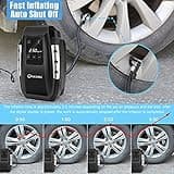 Compressore Portatile per Auto Aria Compressa Pompa Elettrica 150PSI Pressione Gonfiatore Digitale con Luce LED per Gonfiare Le Gomme delle Moto e delle Auto, Palloni, Canotti ECC (Style 1)
