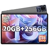 TECLAST T65MAX Tablet 13 Pollici 2.2GHz Helio G99 Octa-Core Gaming Tablet Android 14, Dual SIM 4G LTE+5G WiFi, 20GB RAM+256GB ROM(TF 8TB)10000mAh 18W PD/4 Altoparlanti/Widevine L1/13MP/BT5.2/GPS, 2025