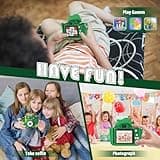 Macchina Fotografica Bambini Dinosauro, 2" 1080P Fotocamera Bambini, HD Selfie Fotocamera Per Bambini 32G, Regalo per bambino e bambina 3 4 5 6 7 8 9 10 11 12 Anni, Regali Giocattolo (Verde)