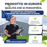 MOVEMATE Dispositivo di Allenamento per Tennis/Padel con Pallina Wilson® | Innovativo Dispositivo Sportivo per Il Tempo Libero per Giocare e Allenarsi all'aperto, in Giardino