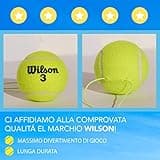 MOVEMATE Dispositivo di allenamento per Tennis/Padel con pallina Wilson® | Innovativo Dispositivo Sportivo per Il Tempo Libero per Giocare e allenarsi all'aperto, in Giardino