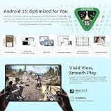 TECLAST P50 Tablet 11 Pollici 90Hz Tablets Android 15, 20GB RAM+128GB ROM(TF 5TB), Dual SIM 4G LTE+5GWiFi, 2GHz Octa-Core, Tablet con Penna+Custodia/7000mAh/GPS/Widevine L1/OTG/Type-C/3.5MM/Metal-2025