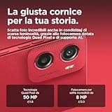 Motorola moto g05 (4/128GB, Fotocamera 50MP + sensore antisfarfallio, Display 6.67" HD+ 90Hz, batteria 5200mAh, MediaTek Helio G81, Android 15), Plum Red