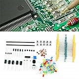 ZHITING Starter Kit da 1 Set per Componenti Elettronici Transistor Resistenza Resistore Cicalino LED