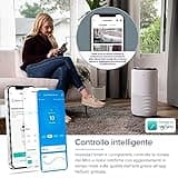 LEVOIT Purificatore d'Aria Smart con APP e ALEXA, Depuratore CADR 400m³/h fino a 83m², 24dB Silenziosa, Display PM2.5, Filtro HEPA, Elimina 99.97% di Allergi Polline Polvere Odori per Casa