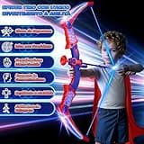 Giocattoli Bambino Set con Luci LED Rosse e Blu, Zainetto Supercool e Bersaglio Web, Giocattolo Gioco Bambino 3-12 Anni, Giochi Bambini 3 4 5 6 7 8 10 Anni, Regalo Bimbo 3 4 5 6 7 8 9 10 Anni Maschio