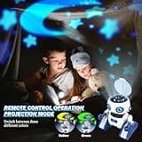 Ophy Robot Bambini, Funzione di Proiezione Innovativa, Robot Telecomandato con Controllo Gestuale, Occhi a LED, Musica, Robot Giocattoli per bambini e bambine di 3 4 5 6 7 8 9 10 11 12 anni