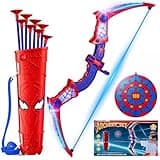 Giocattoli Bambino Set con Luci LED Rosse e Blu, Zainetto Supercool e Bersaglio Web, Giocattolo Gioco Bambino 3-12 Anni, Giochi Bambini 3 4 5 6 7 8 10 Anni, Regalo Bimbo 3 4 5 6 7 8 9 10 Anni Maschio